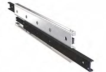 TSQ TSQ sildes are obtained by rivetting 2 semi-telescopic SR slides together, forming a H-shaped intermediate element, in which the inner rails are fixed to mobile and fixed structure.