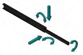 Semi-telescopic slides SR.., SRX.. T elescopic s lides R NG L The semi-telescopic slides SR allow for a stroke H, equal to half the length of the slide, plus a minor stroke 10-25mm depending on type.
