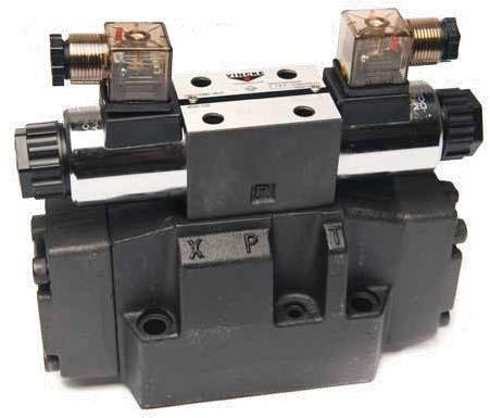 ELECTRO-HYDRAULIC DIRECTIONAL CONTROL VALVE 13 Electro-hydraulic directional control valve is a control valve which can use the pressure of the hydraulic circuit to pull the spool and change the