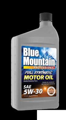 Blue Mountain Professional 0W-20 Full Synthetic Motor Oil meets most US and European industry standards like ILSAC GF-4 and API SM service classification.