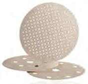VELOUR-BACKED DISCS - VC 154-Longlife VEL NEW NARROW PAPER BELTS - BW 114 Material Suitability:
