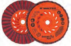 Walter Enduro-Flex 2 in 1 Surface Finishing Discs Walter Enduro-Flex Flap Discs Dia.