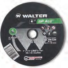 Walter Zip Alu Thin Cut-Off Wheels Walter Combo Zip High performance cutting and deburring all in one. Dia. Thick.