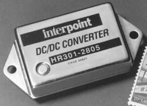 DC/DC Converters olt Input NOT RECOMMENDED FOR NEW DESIGNS Series Features 40 to +85 C operation 18 to DC input (19 to DC input HR301-25) 50 V for 50 ms transient protection Fully isolated Fixed