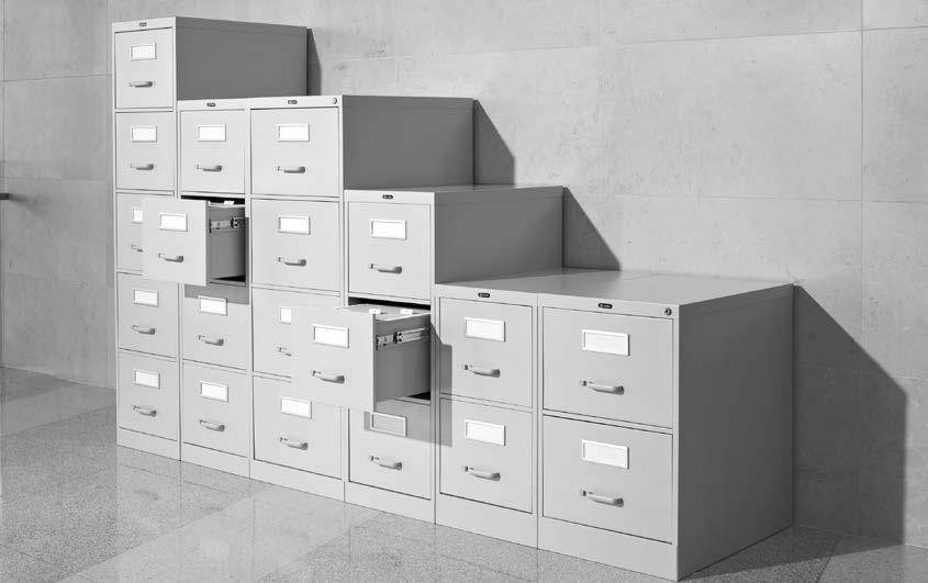 F VERTICAL FILES Global s vertical files include a range of drawer handle options and varying drawer depths. All models are available in letter or legal size widths and a variety of color choices.