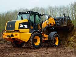 3 At JCB, we make our own hydraulic cylinders, cabs, axles, transmissions and engines all designed to work