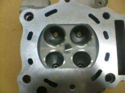 Clean residues and foreign materials on cylinder head matching surface.