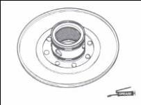8. V-BELT DRIVING SYSTEM Installation of Clutch OUTER/Driven Pulley Assembly Install new oil seal and O-ring onto movable driven face.