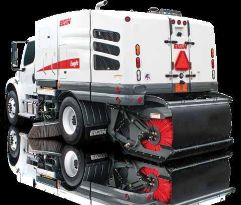 ELGIN EAGLE RELIABLE, HEAVY DUTY, VERSATILE MECHANICAL BROOM SWEEPER If you need a proven mechanical broom sweeper with reliable heavy duty performance, high dump capability and superior operator
