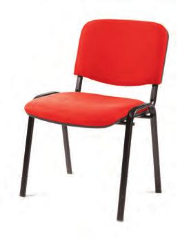 6kg 470 820 545 540 2 Weeks Delivery SEAT & BACK COLOUR FRAME COLOUR Topaz Chair BLUE RED BLACK Fabric and Foam Conforms to: BS 7176