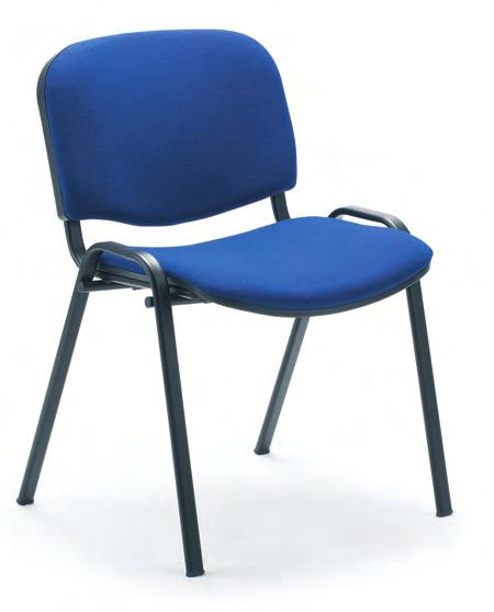 Arena Chair Black or chrome oval frame with a rigid moulded back and under seat. Deep curved back and contoured seat.