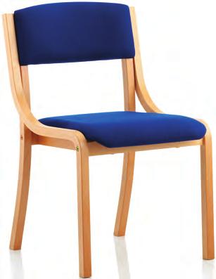 wooden chairs with laminated curved beech frames. Seat height 480mm.