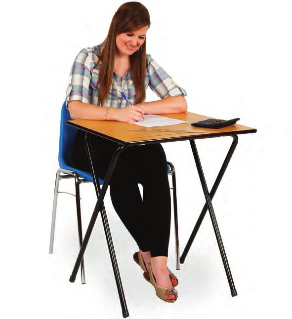 Folding Exam Desks Product Code Description Width Between Legs Height Width Depth DS30005 Desk Size 5