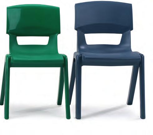 CLASSROOM MULTI-USE & CHAIRS SWIVEL & STOOLS CHAIRS Chair Colours SIZE MARK 1 2 3 4 SEAT HEIGHT (MM) 260 310 350 380 Poppy Red Sun Yellow Tangerine Fizz Lime Zest Forest Green Ink Blue Powder Blue