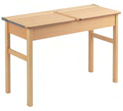 CLASSROOM TABLES Purpose designed hinge mechanism Traditional Locker Desks These traditional locker desks have a solid beech frame with beech veneered