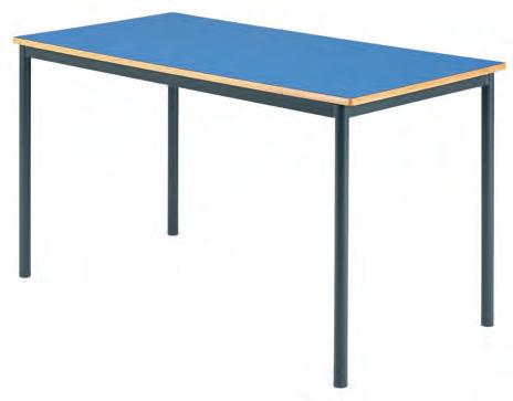 Stacking tables stack up to 6 high. Please specify height when ordering.