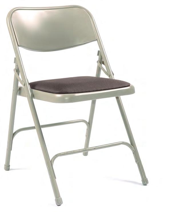 2700 Classic Steel Folding Chair - Made-to-Order All the benefits of the 2700 Classic Steel chair, with made-to-order fabric options. SH463mm.