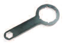 Spanner Wrench Aids bowl removal especially helpful for large diameter bowls.