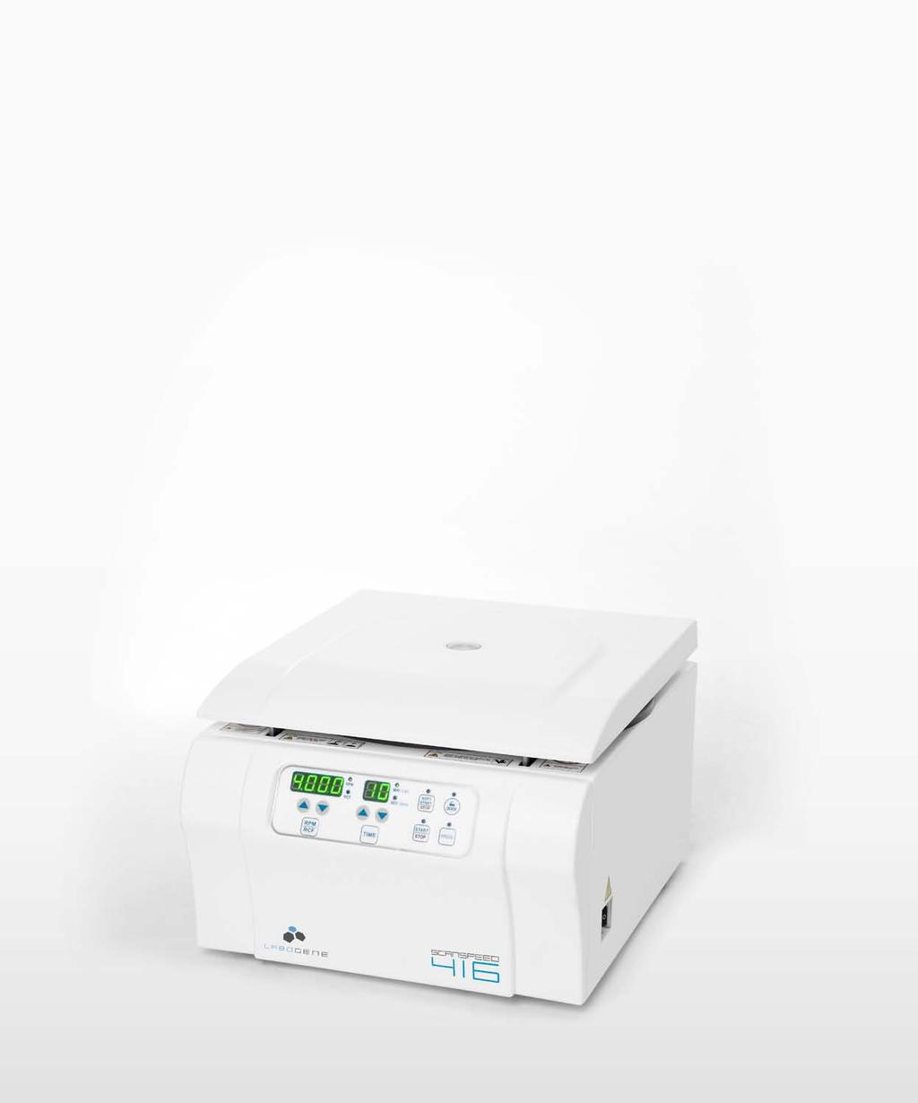 The ScanSpeed 416 Offers The ideal low speed centrifuge for general laboratory applications, including biological sample separations of cellular materials, blood, urine, sperm etc.