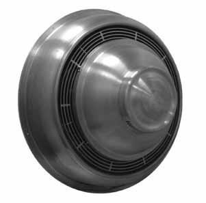 R CWD DIRECT DRIVE CENTRIFUGAL SIDEWALL EXHAUSTER APPLICATION Models CWD are used to exhaust relatively clean air from a variety of industrial, commercial and institutional buildings such as