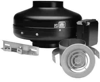 PV-POWERVENT Kits FEATURING PV SERIES FANS S&P PV-POWERVENT Series fans are also available as easy-to-install kits. This ultra powerful bathroom fan offers a choice of single or dual vent exhaust.