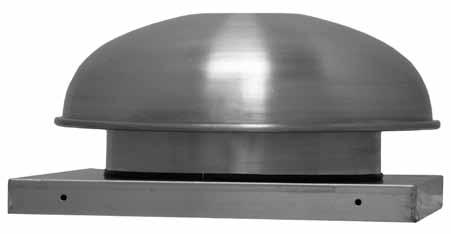 R CENTRIFUGAL ROOF & WALL EXHAUSTERS LPD LOW PROFILE DIRECT DRIVE CENTRIFUGAL ROOF/SIDEWALL EXHAUSTER FEATURES Ultra low profile AMCA Air & Sound Licensed UL 705 listed UPS shipping carton 5 year