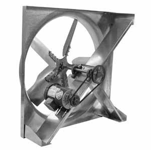 LCE/LCS SIDEWALL BELT DRIVE PROPELLER FAN LCE=Exhaust LCS=Supply APPLICATION Model LCE (exhaust) and LCS (supply) are high capacity belt driven propeller fans.