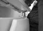 INSTALLATION PROCEDURES Pinnacle 101 Stair Lift 9. Position the seat directly aligned over the carriage and place onto the seat swivel post.
