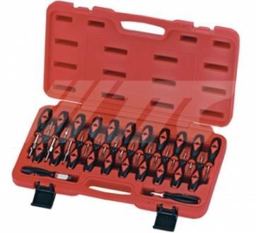 JTC-4688 23 PCS TERMINAL RELEASE TOOL SET Distinctive design to release terminals from the plastic connectors without