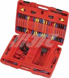 Contents: Spring locking tool "3/8" (red), 1/2" (blue), 5/8" (black), 3/4" (white).