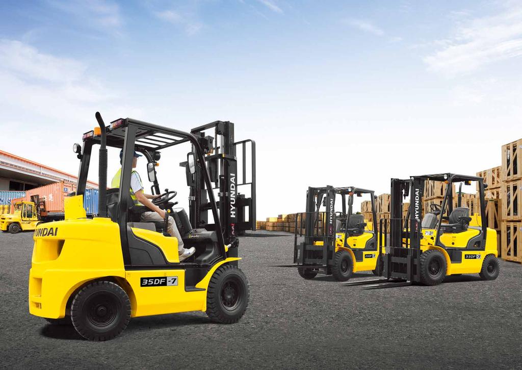 FORKLIFT Model New criterion of Forklift Trucks introduces a new line of 7series diesel