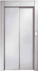 Doors manufactured in painted sheet metal (Polimod), in Scotch Brite stainless steel or