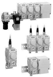 Series ISA2 Air Catch Sensor Series ISA2 How to Order Manifold Without control unit With control unit C V SR SL PR PL IISA2 IISA2 Control unit With regulator + 2 port solenoid valve With 2 port