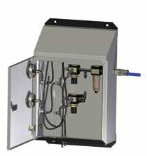 Features of the air control unit include: Water or air filtration Pressure control These are available with single, double or triple outlets to control single or multiple