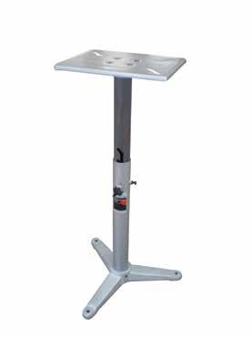 Shop Equipment ADJUSTABLE STAND 31500 Extra large 12 x 10 steel table top reduces vibration and breakage compared to