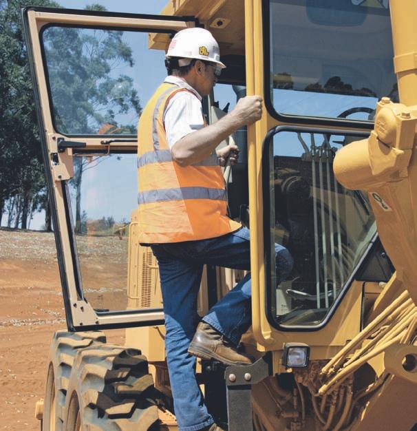 Safety Caterpillar machines continue to meet or exceed safety standards.