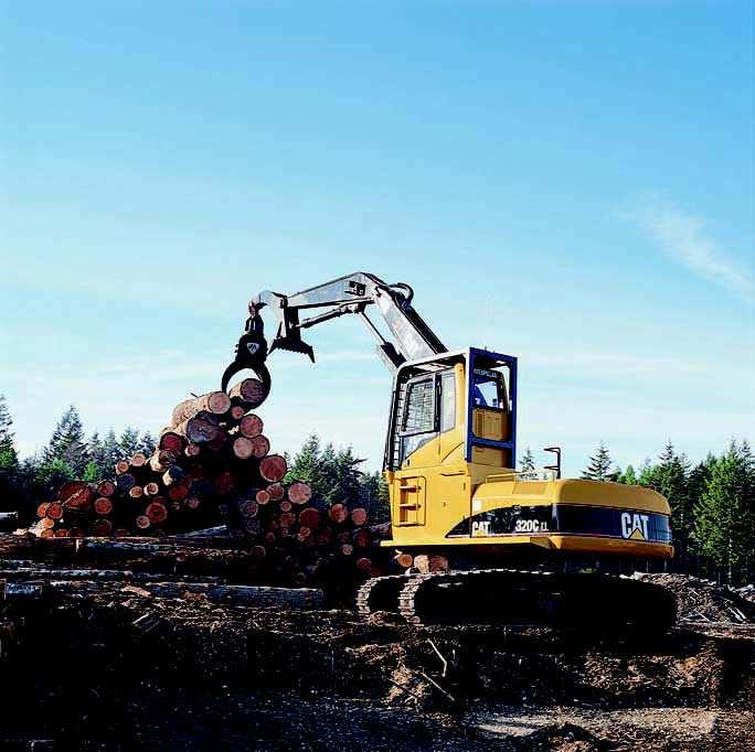 Configurations The 320C Forest Machine can be configured for many demanding applications. Processor.