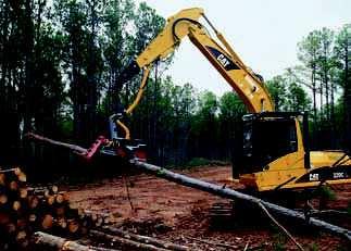 Choose from standard gauge roadside configurations or high-wide/ high drawbar for at-the-stump work. Log Loader.