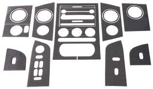 QuickSpell Concealed wiring and antenna FORD F-150 INTERIOR 2004-07 ALUMINUM TRIM KIT CARBON FIBER TRIM KIT LEATHER SEATING 2004-2007 FLOORMATS Upgrade the interior of your F-150 with the ROUSH