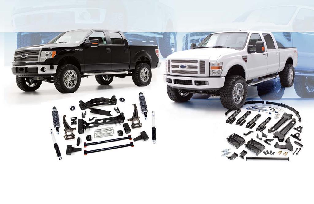 FORD STRONGER TOUGHER BETTER F-150 Vehicle shown with Pro Comp 6" Suspension System w/ 35 Xtreme A/T mounted on Series 6005 wheels.