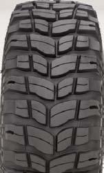 gives added traction on dirt and sand while maximizing wear and performance.