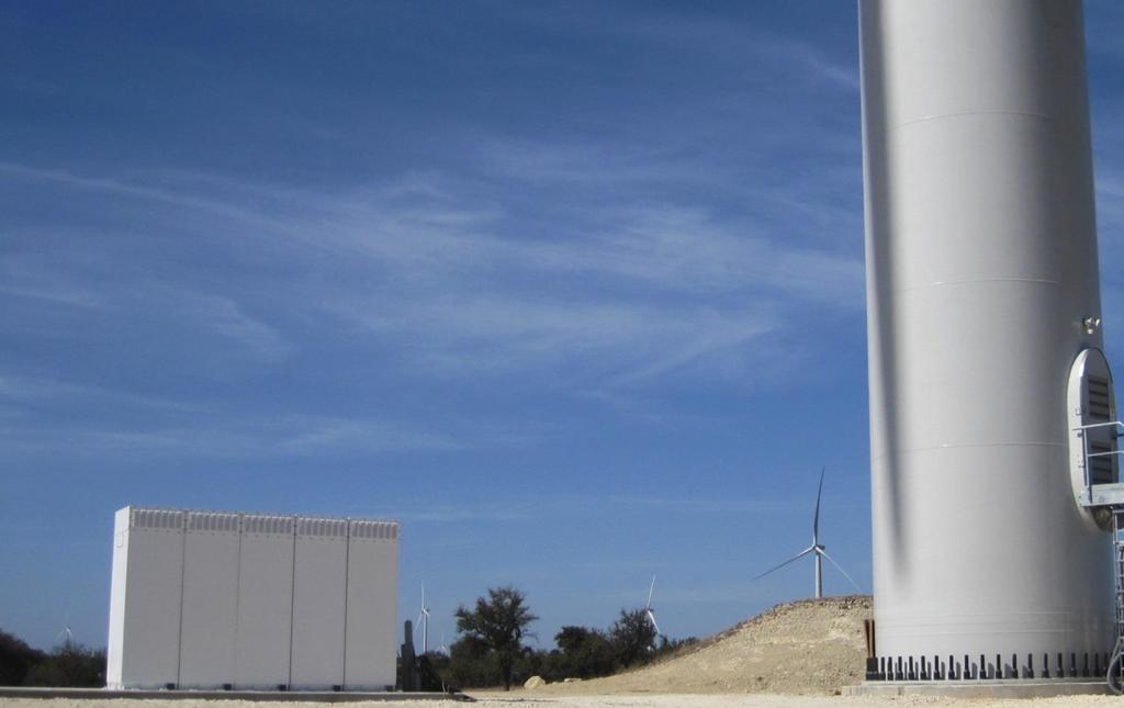 Power Power Power GE Wind making + energy your storage wind plant applications economically competitive for the long-term Without app Wake management Tune turbines across the plant to enhance AEP by