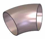 Elbows Butt Welding Fittings Type and Construction Elbows are in accordance with EEMUA 234/7. Seamless elbows are typically available up to 18 inch/457 mm.