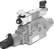 These proportional directional control valves are 4-way, pilot operated, spring centered, sliding spool valves. They can be used to control flow direction and rate.