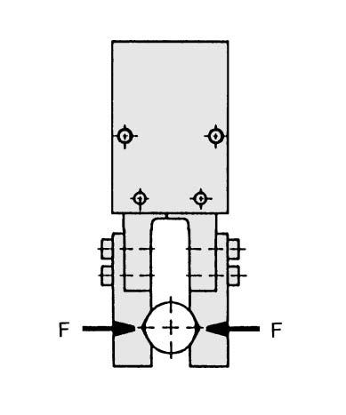 component weight Although conditions differ according to the workpiece shape and the coefficient of friction between the attachments and the workpiece, select a