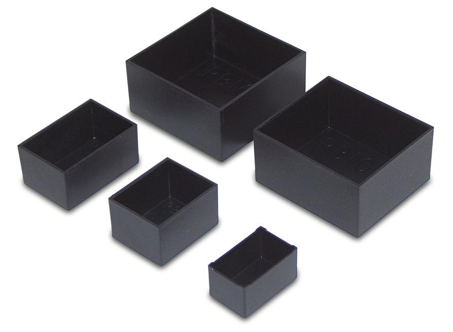 POTTING OXES 100 Series Open Potting oxes universal Enclosures omprehensive range of open top potting boxes. Maximum protection against shock, chemicals, moisture and temperature.