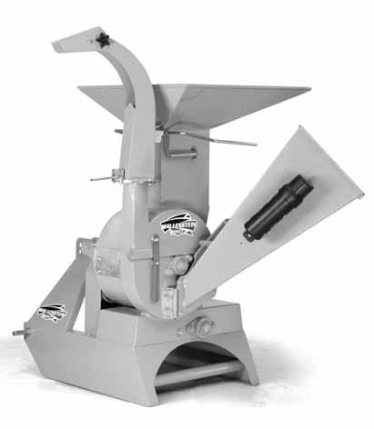 1 INTRODUCTION Congratulations on your choice of a Wallenstein 3 Point Hitch Chipper-Shredder to compliment your operation.