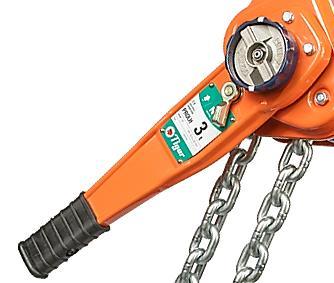 Chain Stripper: The chain stripper is specifically designed to guide the load chain safely onto or off the load sheave without snagging or jamming.