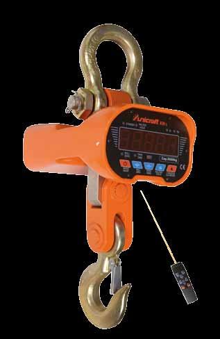 Crane scales/steel winches KW Series Crane scales High-precision as per OIML R 76 standard, calibration capable Tare over full range Remotely controllable (factory standard) also via display