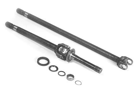 REPLACEMENT SERIES EVOLUTION SERIES TM FRONT AXLES Front Axle Shafts Replacement shafts are designed to meet Original Equipment requirements at an economical price.